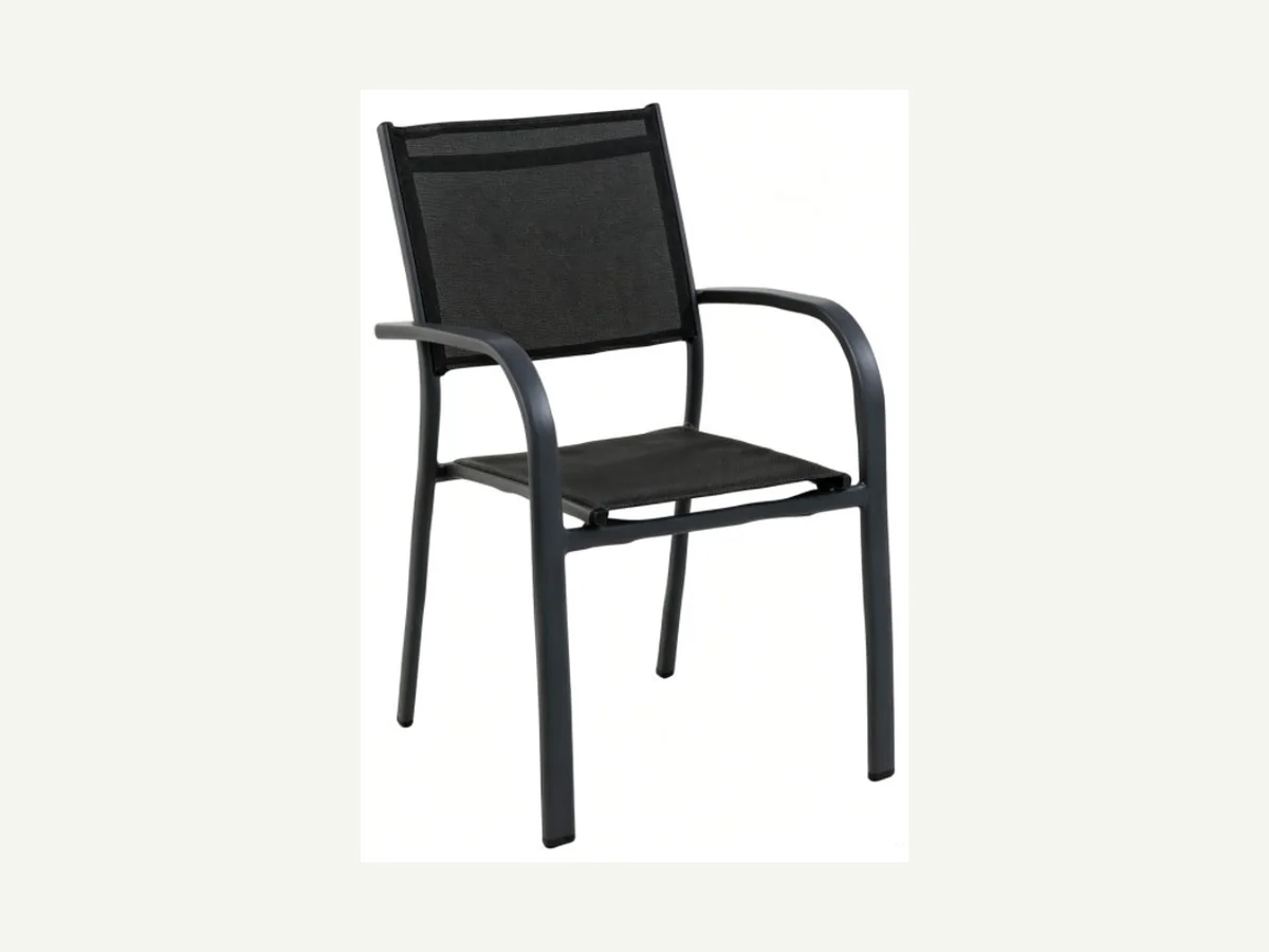 Textilene Stacking Dining Chair HJX-CA2026006 wholesale product