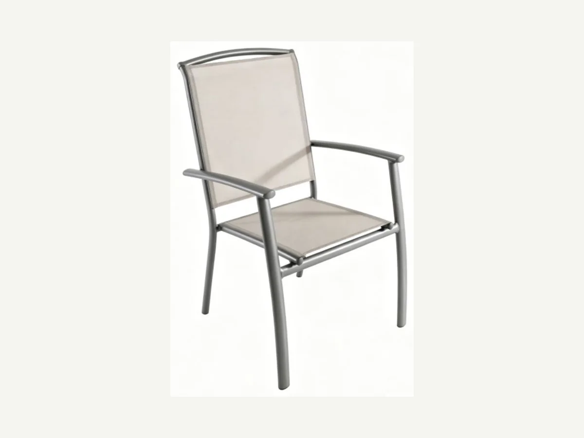 Textilene Stacking Dining Chair HJX-CA2026010 wholesale product