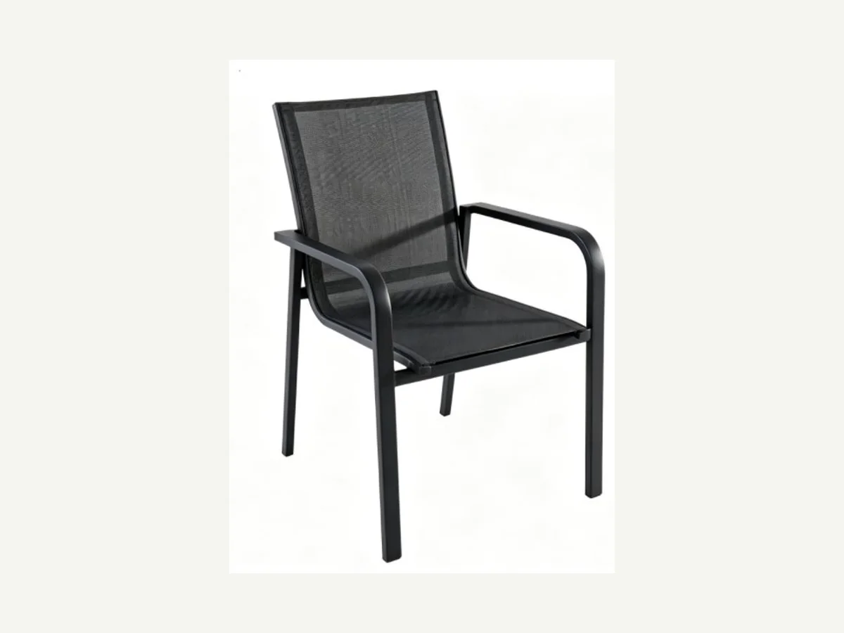 Textilene Stacking Dining Chair HJX-CA2026011 wholesale product