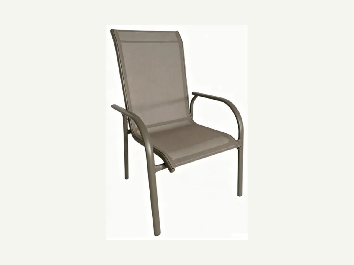 Textilene Stacking Dining Chair HJX-CA2026013 wholesale product
