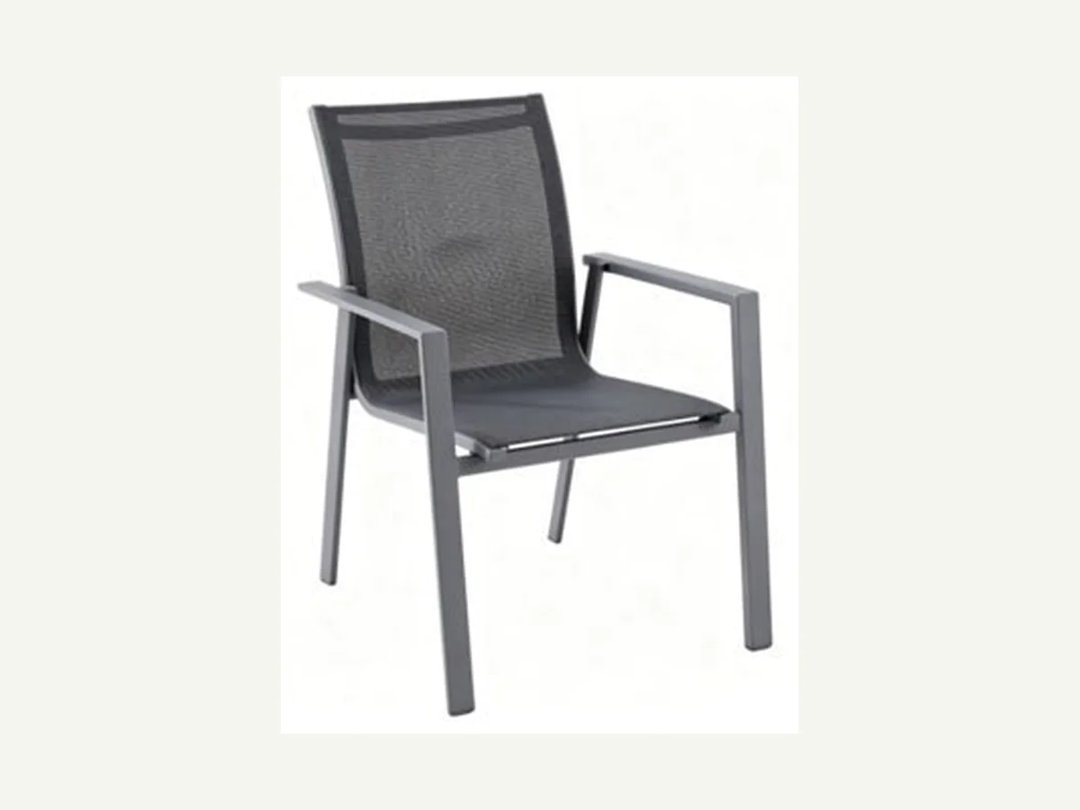 Textilene Stacking Dining Chair HJX-CA2026017 wholesale product