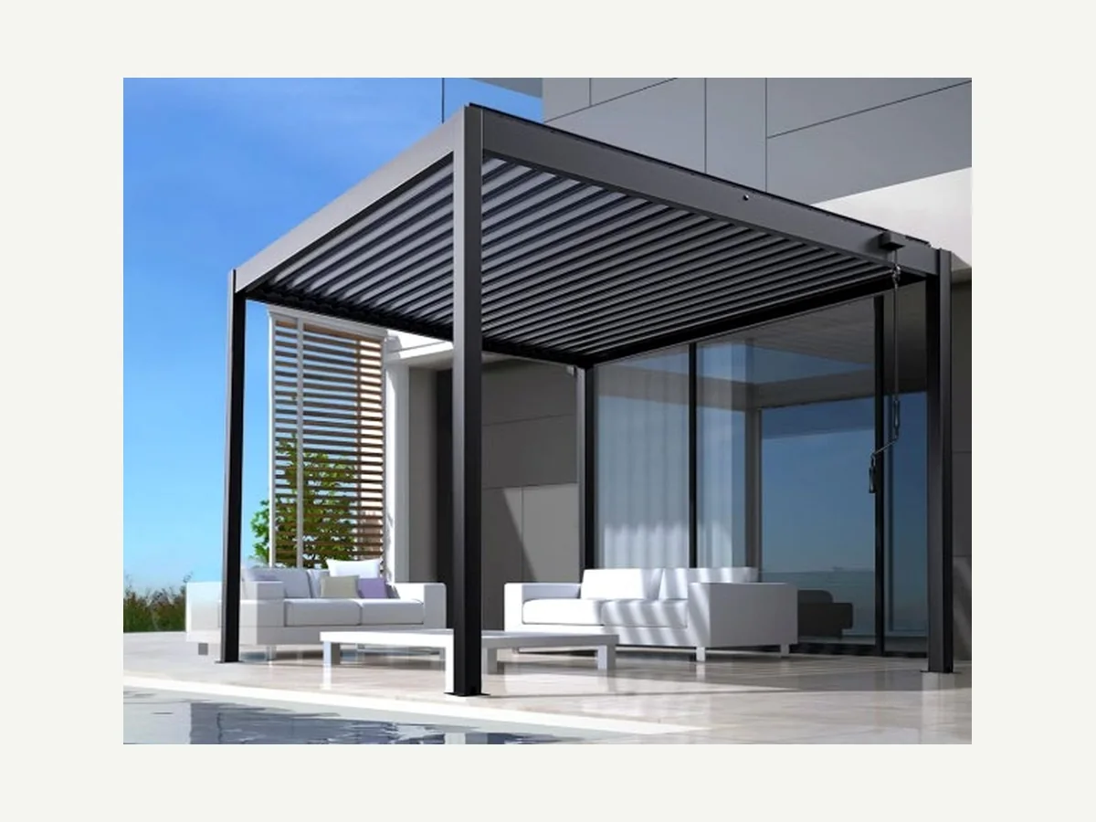 Aluminium Louvered Pergola HJX-PA2026004 wholesale product