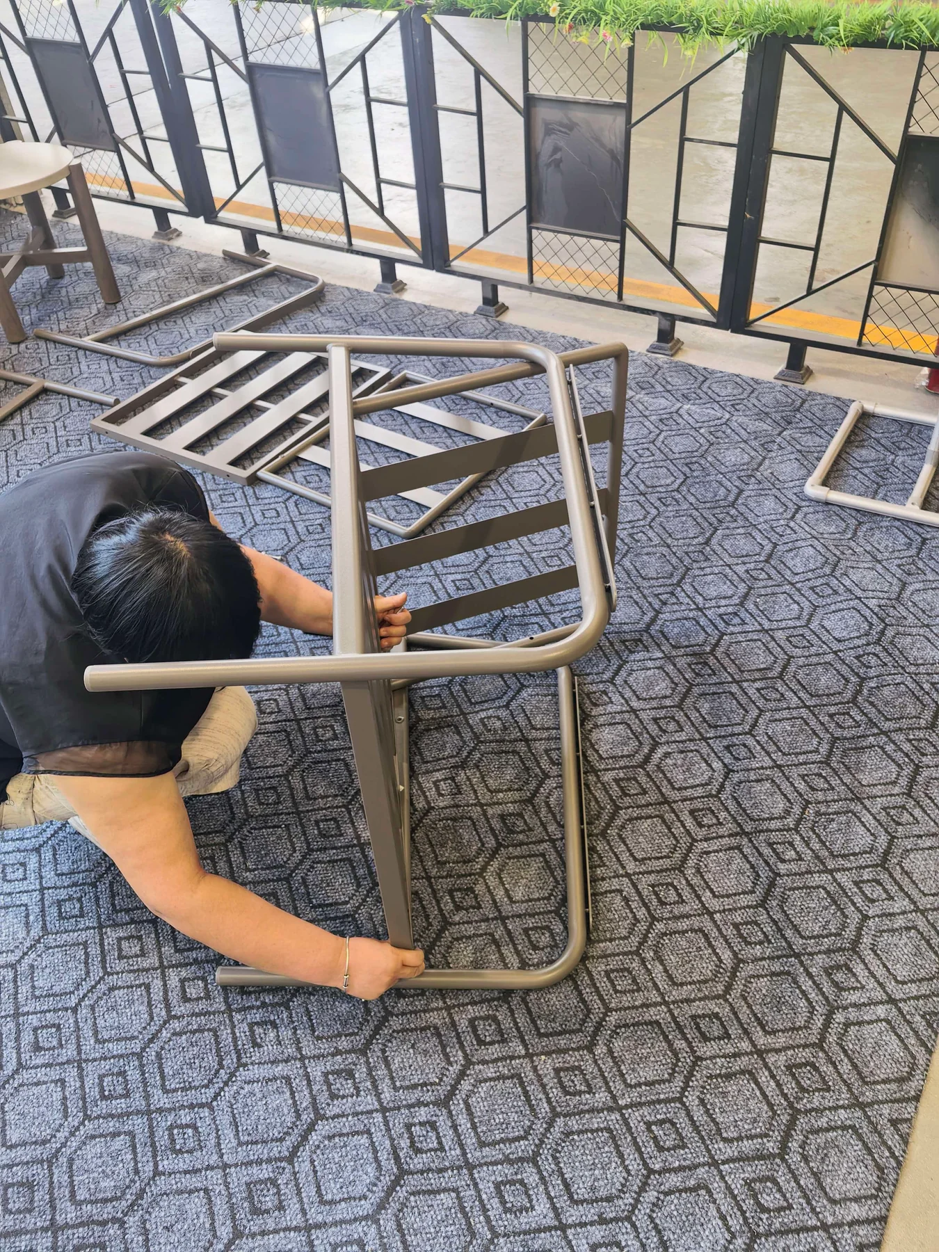 A trial assembly checks fit and ease of assembly before a product moves into production.