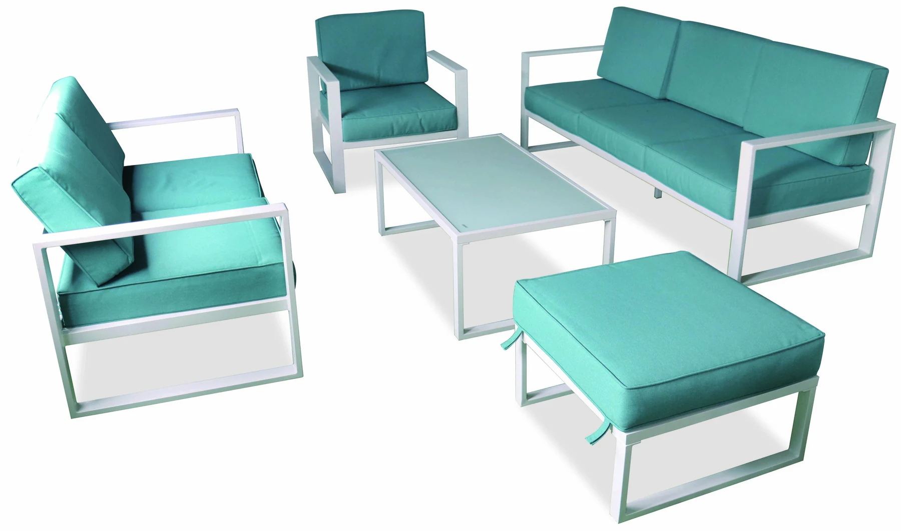 Cushioned Outdoor Sofa Set JSS025