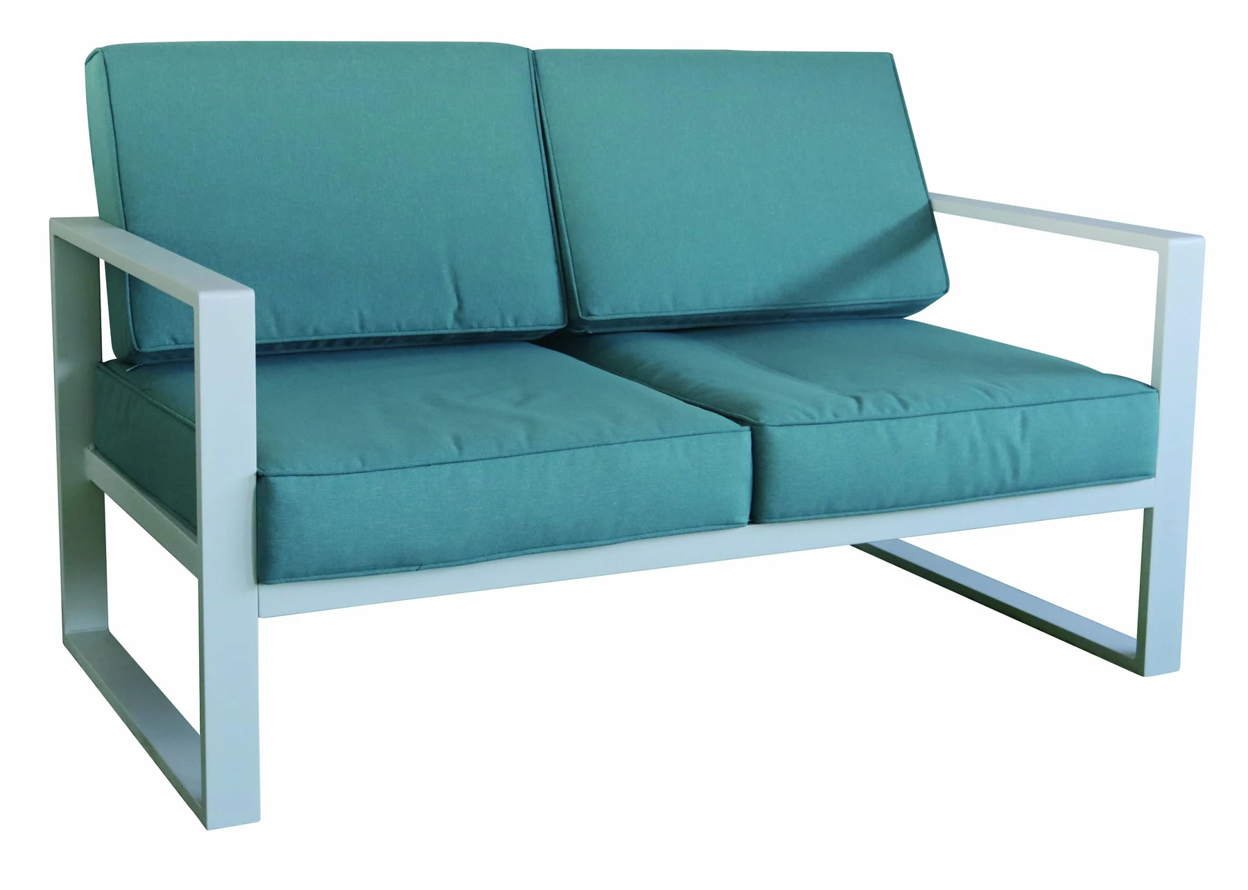 Cushioned Outdoor Sofa Set JSS025: Two-seat sofa option